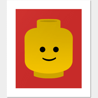 Lego head Posters and Art